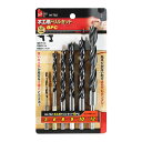ドリルセット ドリル iHelp アイヘルプ ビット 木工用ドリルセット 工具 先端 木工用 6本セット 6点セット 穴開け 穴あけ 6.35mm 六角軸 6角...