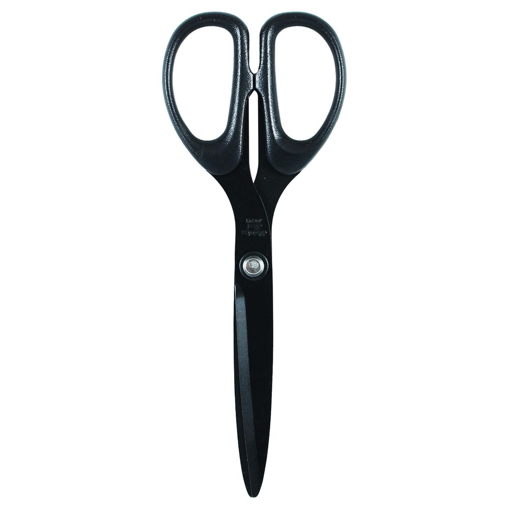 鋏 はさみ ハサミ フッソコート ステンデスク鋏 フッ素コート 裁断 紙 布 糸 粘着テープ IK-53