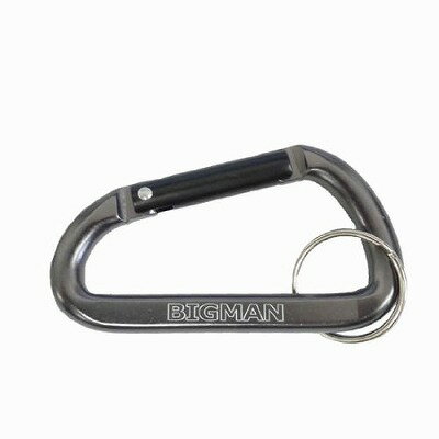 ビッグマン BIGMAN カラビナ CARABINER 80mm AFC1-8GY グレー