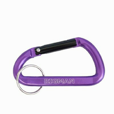 ビッグマン BIGMAN カラビナ CARABINER 80mm AFC1-8PL パープル