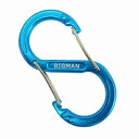 ビッグマン BIGMAN カラビナ CARABINER 80mm AFC6-8BL ブルー