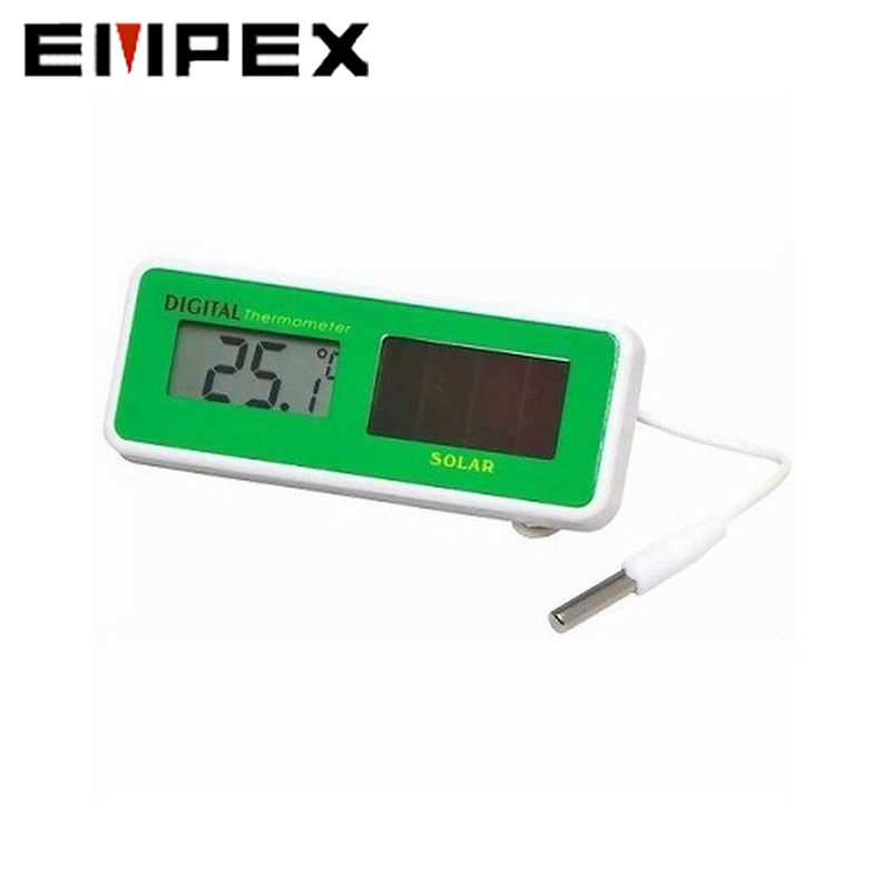 エンペックス EMPEX 温度計 TD-813 ソーラーサーモデジタル隔測温度計 デジタル ソーラー 水槽 温度管理 遠隔 温度 計測 マグネット付き マグネット 4961386081303