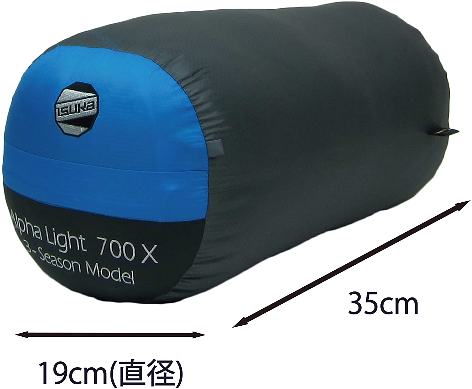ISUKA イスカ 寝袋 シュラフ -6℃-6度 コンパクト 軽量 車中泊 キャンプ 登山 アウトドア アルファライト 700X インディゴ ブルー 青 111809 4988998111822 whatnot-11654868 WHATNOT サンプル画像2