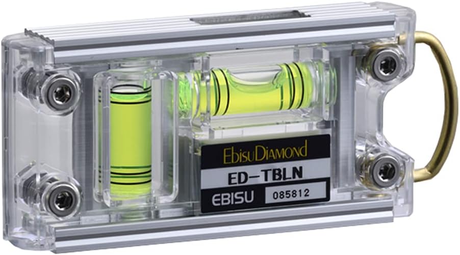 エビス トビレベル シルバー 気泡管 緑 10x1.9x4.3cm ED-TBLN 4950515140202