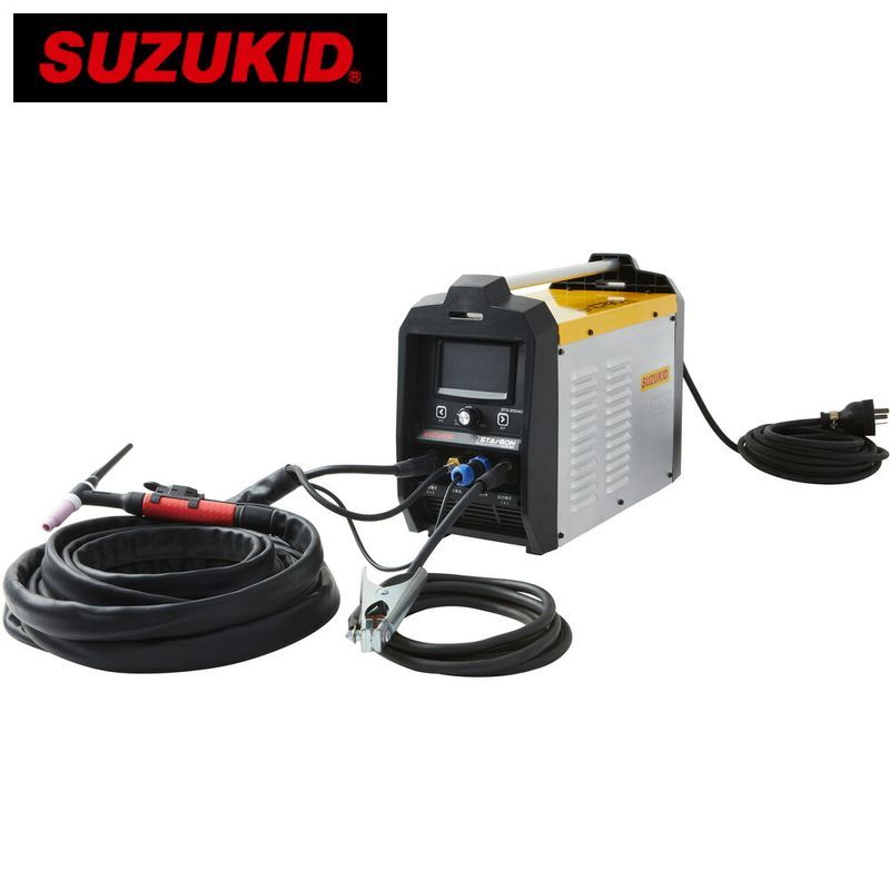 スター電器製造 スズキッド SUZUKID 溶接機 溶接 交直TIG溶接機 100V 200V 兼用 フルデジタル AC/DC パルスTIG溶接機 STG-200ACDC 4991945032873