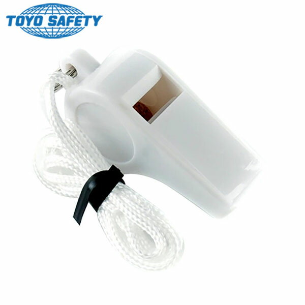 ホイッスル 笛 ふえ 工事現場 交通誘導 非常用品 災害対策 地震対策 白 ホワイト トーヨーセーフティ T..