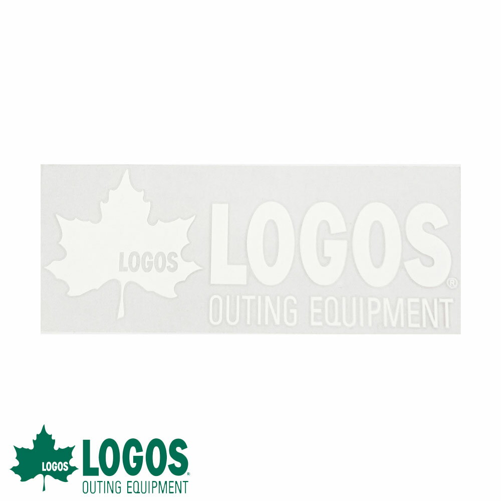 ロゴス logos ステッカー シール 車 ボディ デコレーション 装飾 ガラス ギア ワンポイント おしゃれ ロゴ ロゴマーク ラージ カッティングステッカー 89001104