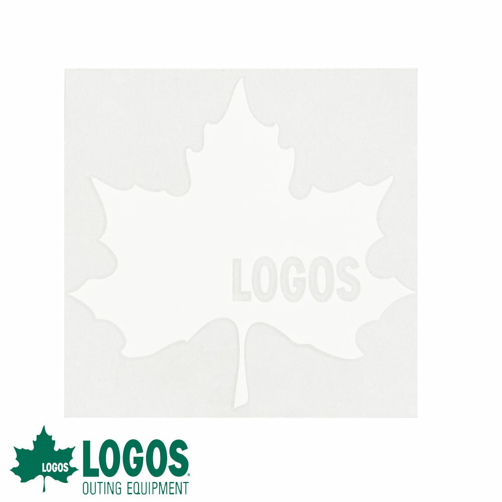 ロゴス logos ステッカー シール 車 ボディ デコレーション 装飾 ガラス ギア ワンポイント おしゃれ 大 ラージ メイプル カッティングステッカー 89001105