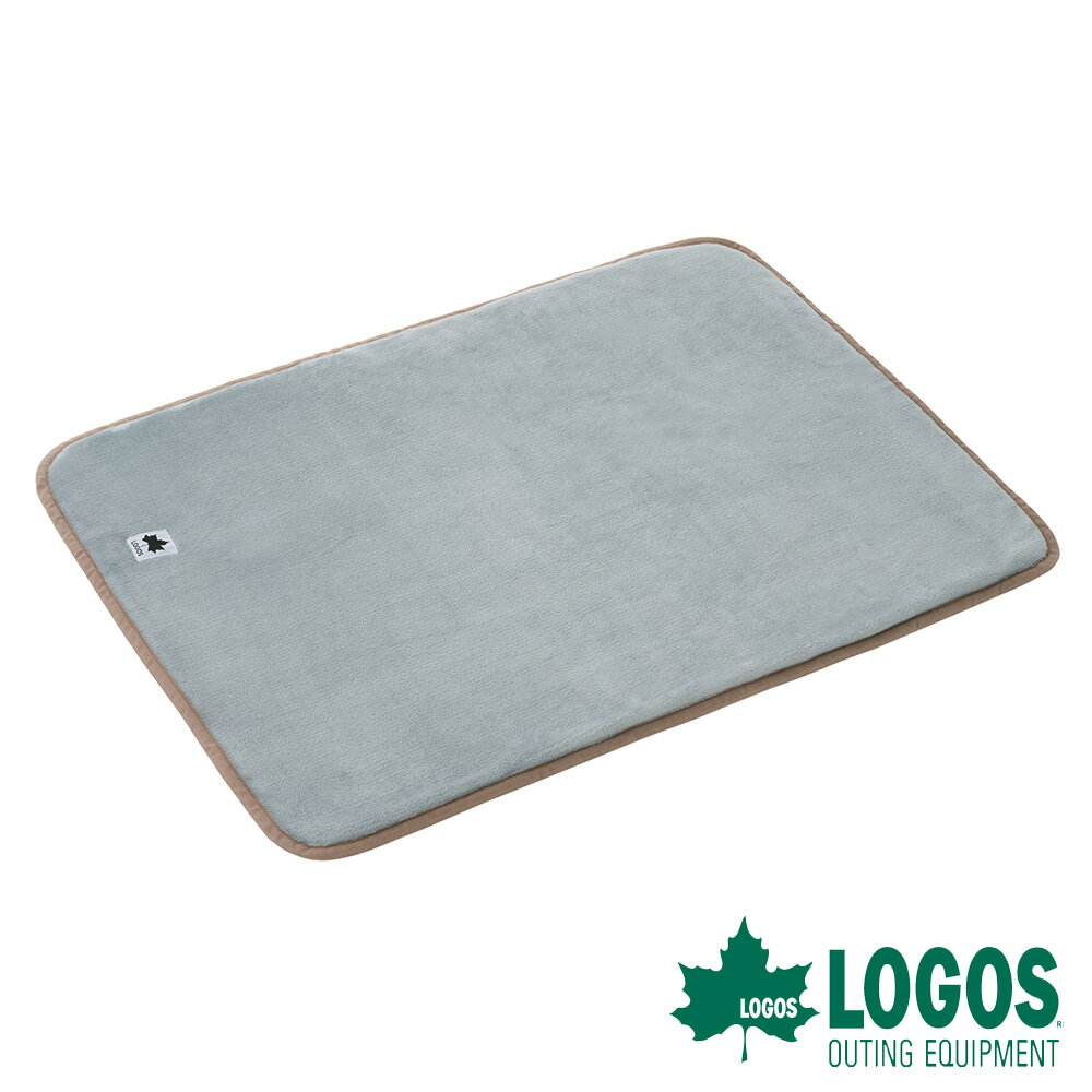 ロゴス logos ブランケット ひざ掛け 中判 おしゃれ コンパクト 軽量 持ち運び フリース ボア キャンプ ボア＆フリース・クッション 34203219 4981325613297