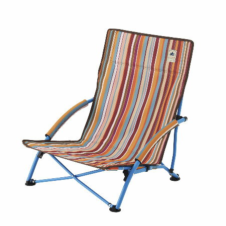 ロゴス LOGOS ストライプ あぐらチェア-AH(オレンジ) 73173027 WHATNOT通販格安セール情報 楽天 通販