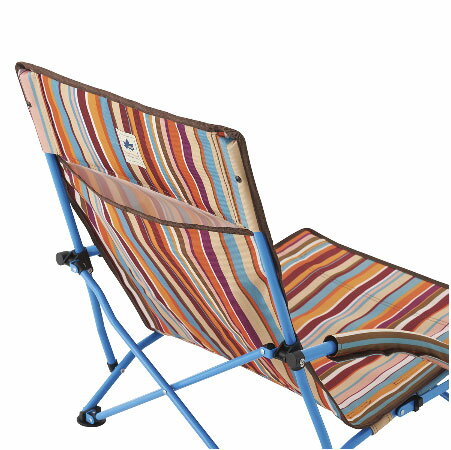 ロゴス LOGOS ストライプ あぐらチェア-AH(オレンジ) 73173027 WHATNOT通販格安セール情報 楽天 通販