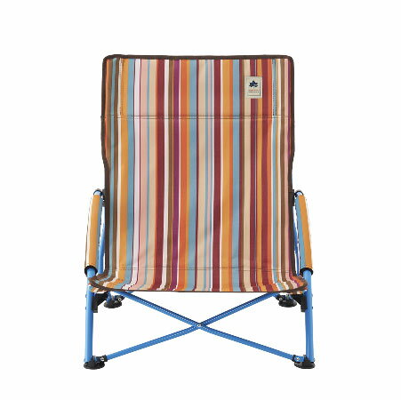 ロゴス LOGOS ストライプ あぐらチェア-AH(オレンジ) 73173027 WHATNOT通販格安セール情報 楽天 通販