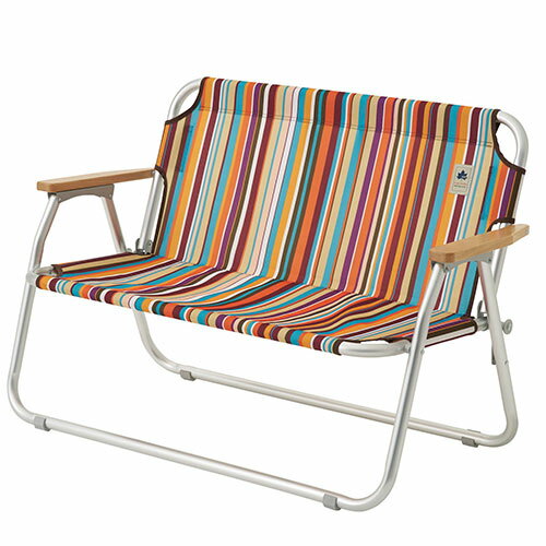 ロゴス LOGOS neos チェアfor2-ST(オレンジストライプ) 73173082 4981325528768 チェア イス 椅子通販格安セール情報 楽天 通販