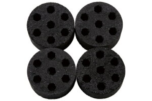 ロゴス LOGOS 83100104 エコココロゴス・ミニラウンドストーブ4 即着火!1分でバーベキュー開始!マッチで着火でき、1個でステーキ4枚以上焼ける WHATNOT