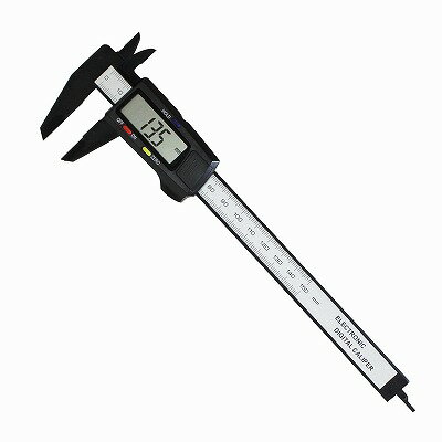 デジタルノギス 150mm デジタル ノギス 計測 カーボン製 BM-803
