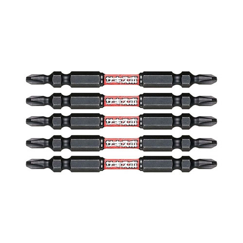 Rakuten - ベッセル VESSEL サキスボ スリム トーションビット 両頭 +2×φ4.5×82mm 5本組 40V対応 SDT5P2082 先端工具 インパクトドライバー用 4907587347503