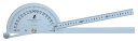 シンワ プロトラクター シルバー 直径210 2本竿 竿30cm目盛付 No.300 62839