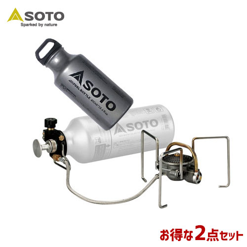 SOTO/ソト MUKAストーブ&フューエルボトル2点セット アウトドア・キャンプ用品 SOD-371 SOD-700-04 福袋通販格安セール情報 楽天 通販