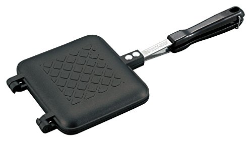 キャプテンスタッグ(CAPTAIN STAG) BBQ用 キャストアルミ ホットサンドトースター ホットサンドメーカー トーストメーカー ふっ素樹