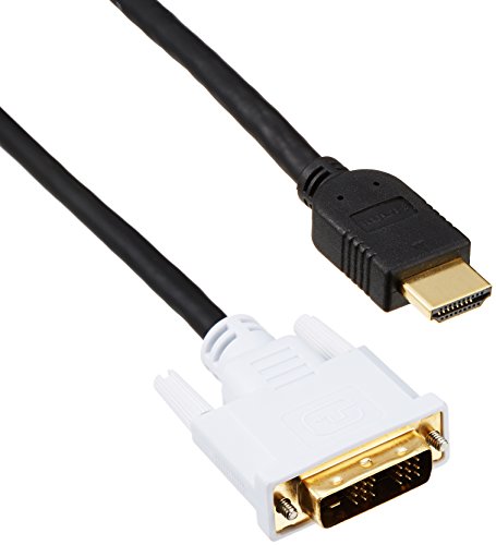 ◆商品名：エレコム HDMI-DVI変換ケーブル シングルリンク 5.0m DH-HTD50BK DVI端子を装備したパソコンと、HDMI端子を装備したテレビなどを接続するケーブルです。 HDMI端子を装備したパソコンと、DVI端子を装備した機器との接続でも使用可能です。 シングルリンク専用で、1920dpi×1200dpiまでの解像度に対応します。 サビなどに強く信号劣化を抑える金メッキピンコネクタを採用しています。 外部ノイズの干渉を抑える二重シールドケーブル採用しています。 【 仕様 】 ■ 対応機種：HDMI端子搭載のTV/ディスプレイ等及びDVI端子搭載のパソコンなど ■ コネクタ形状：HDMI(タイプA・19ピン・オス) - DVI-D(18ピン+1ピン・オス) ■ ケーブルタイプ：ノーマルタイプ ■ 対応解像度：WUXGA(1920×1200) ※最大 ■ シールド方法：2重シールド ■ プラグメッキ仕様：金メッキ ■ ケーブル長：5.0m ※コネクタを除く ■ ケーブル太さ：約6.5mm ■ カラー：ブラック ■ 環境配慮事項：EU RoHS指令準拠(10物質) 【 説明 】 ■ DVI端子を装備したパソコンと、HDMI端子を装備したテレビなどを接続するケーブルです。 ■ HDMI端子を装備したパソコンと、DVI端子を装備した機器との接続でも使用可能です。 ■ シングルリンク専用で、1920dpi×1200dpiまでの解像度に対応します。 ■ サビなどに強く信号劣化を抑える金メッキピンコネクタを採用しています。 ■ 外部ノイズの干渉を抑える二重シールドケーブル採用しています。 ■ EUの「RoHS指令(電気・電子機器に対する特定有害物質の使用制限)」に準拠(10物質)した、環境にやさしい製品です。 【商品に関するお問い合わせ】 エレコム総合インフォメーションセンター TEL. 0570-084-465 FAX. 0570-050-012 受付時間 / 10：00～19：00　年中無休