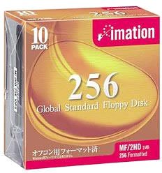 imation イメーション 3.5型 2HD フロッピーディスク 256フォーマット 10枚入