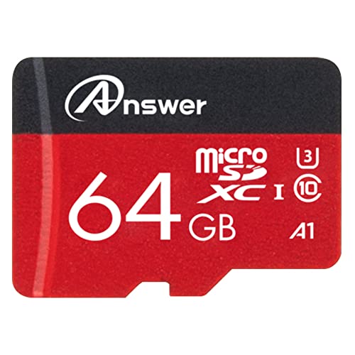 アンサー microSDXCカード64GB 各種Nintendo Switch対応 UHS-I Class10(最大読み込み速度95MB/s)