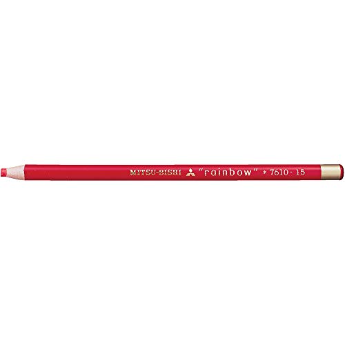 三菱鉛筆 色鉛筆 水性ダーマトグラフ No.7610 赤 1ダース K7610.15