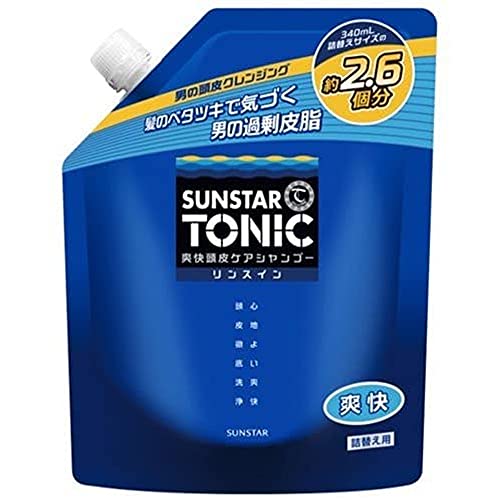 【大容量】 SUNSTAR TONIC(サンスタートニック) シャンプー リンスイン 爽快頭皮ケア 詰替え用 900mL ノンシリコン処方 [シトラスハ