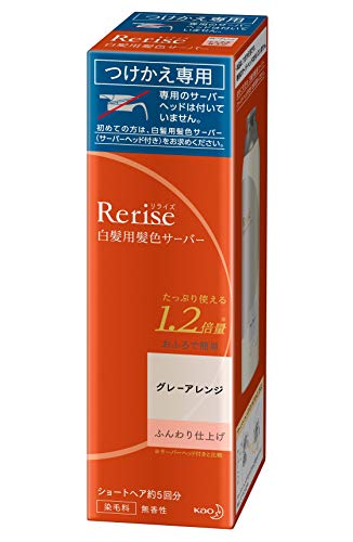 リライズ 白髪染め グレーアレンジ (自然なグレー) ふんわり仕上げ 男女兼用 つけかえ用 190g