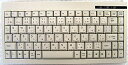 Solidyear ミニキーボード ACK-595-ROHS 日本語(白)PS/2 ・コネクタは「PS/2」です。(USBではありません。)