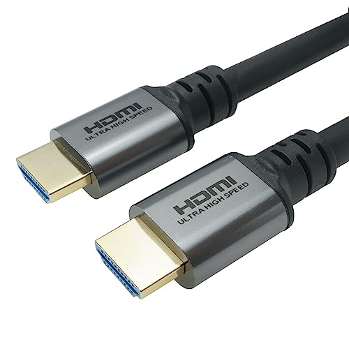 ホーリック HDMIケーブル 10m 8K/60p 4K/120p 48Gbps HDMI 2.1 HDR シルバー HDM100-651SV