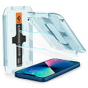 Spigen EZ Fit ガラスフィルム iPhone 13 Mini 用 貼り付けキット付き iPhone13 Mini 対応 保護 フィルム 2枚入