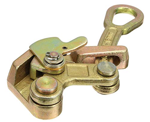 heizi カムラー 掴線器 農園 電設 ワイヤーロープ クランパー ハルー 張線器 シメラー (1トン)