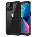 Lanhiem iPhone 13 防水ケース iPhone 13ケース 5G 完全防水 IP68米軍規格 Face ID認証/指紋認証対応 タッチ可 耐衝撃 滑り止め 防塵