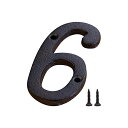 Zayookey 家屋番号 郵便受け表札 数字 0-9 鋳鉄壁の装飾 1個セット メタル文字 鋳鉄製 革新的なDIY 装飾 読みやすい 住所番号 アドレ