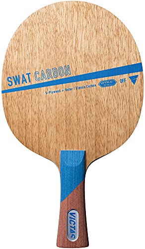 ヴィクタス(VICTAS) 卓球 ラケット SWAT CARBON スワット カーボン 攻撃用 単品/ラバーセット