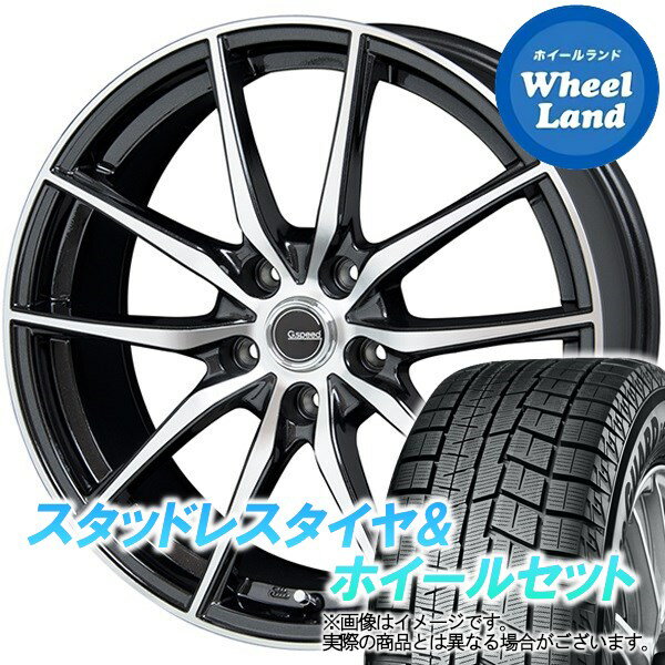 【25日(土)はお得な日 】【タイヤ交換対象】トヨタ プリウスPHV ZVW52 HOT STUFF Gスピード P02 メタリックBKポリッシュ ヨコハマ アイスガード 6 IG60 195/65R15 15インチ スタッドレスタイヤ ホイールセット 4本1台分