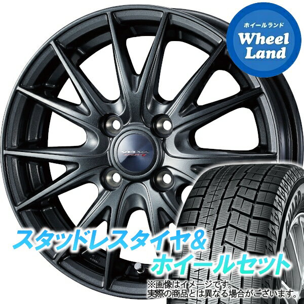 【1日(土)ワンダフル&クーポン!!】【タイヤ交換対象】ダイハツ ミラジーノ L650系 WEDS ヴェルヴァ スポルト2 ディープメタル ヨコハマ アイスガード 6 IG60 145/80R13 13インチ スタッドレスタイヤ&ホイールセット 4本1台分