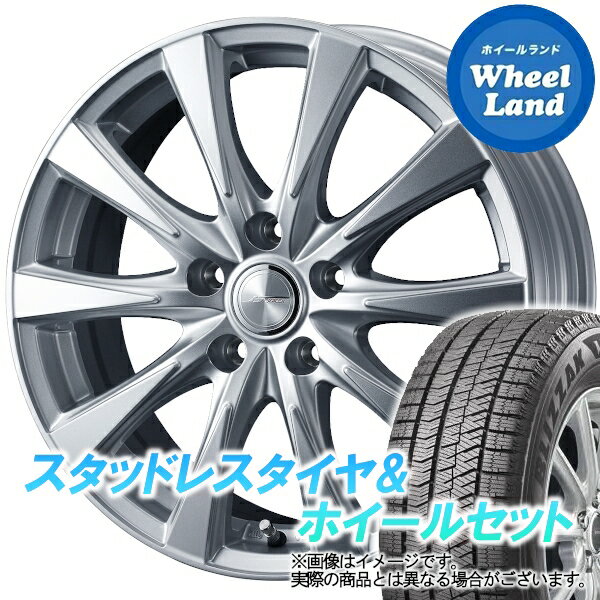 【20日(月)クーポンでお得!!】【タイヤ交換対象】ミツビシ ギャランフォルティスSB WEDS ジョーカー スピリッツ シルバー ブリヂストン ブリザック VRX2 215/50R17 17インチ スタッドレスタイヤ&ホイールセット 4本1台分