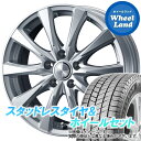 【31日～1日48時間クーポン!!】【タイヤ交換対象】ミツビシ ギャランフォルティスSB WEDS ジョーカー スピリッツ シルバー ブリヂストン ブリザック VRX3 205/60R16 16インチ スタッドレスタイヤ&ホイールセット 4本1台分