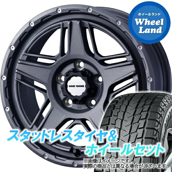 【25日(土)はお得な日!!】【タイヤ交換対象】ミツビシ アウトランダー GF7W,GF8W WEDS マッドヴァンス 07 フリントグレイ ヨコハマ アイスガード SUV G075 215/70R16 16インチ スタッドレスタイヤ&ホイールセット 4本1台分