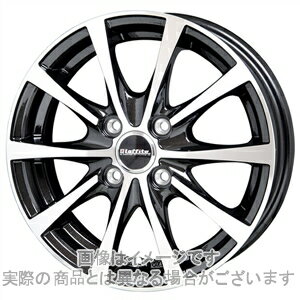 14インチ サマータイヤ　セット【適応車種：ヴィッツ(130系 165/70R14インチ装着車)】HOT　STUFF ラフィット LE−03 ブラックポリッシュ 5.5Jx14Bluearth AE01F 165/70R14