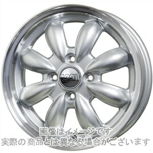 15インチ サマータイヤ セット【適応車種:ウイングロード(Y12系)】HOT STUFF ララパーム カップ プラチナシルバー/リムポリッシュ 5.5Jx15エナセーブ EC202L 185/65R15