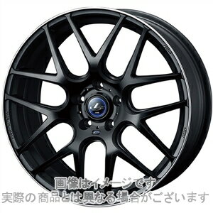 【5月20日はRカードで最大P21倍】ミツビシ RVR GA3W、GA4W WEDS レオニス NAVIA06 マットブラックリムポリッシュ ダンロップ ルマン V LM5 225/50R18 18インチ サマータイヤ ホイール セット 4本1台分