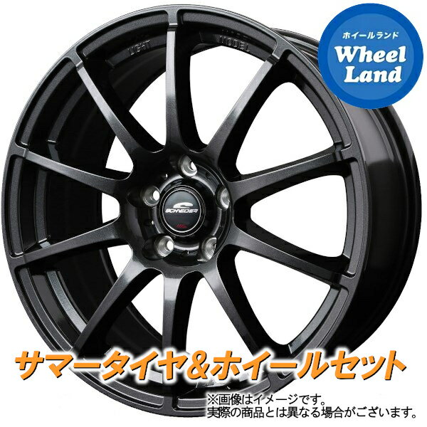 【30日(木)今月最後のクーポン!!】【タイヤ交換対象】トヨタ ヴォクシー 90系 MID シュナイダー スタッグ ストロングガンメタ BS ポテンザ アドレナリンRE004 215/45R18 18インチ サマータイヤ ホイール セット 4本1台分