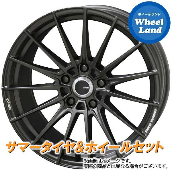 【25日(土)はお得な日!!】【タイヤ交換対象】トヨタ クラウンロイヤル 180系 ENKEI エンケイチューニング FC01 セミグロスBK ブリヂストン ポテンザ S007A 245/30R20 20インチ サマータイヤ ホイール セット 4本1台分