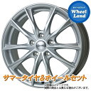 【10日(金)はお得な日 】【タイヤ交換対象】ホンダ ステップワゴン RF3,4 HOT STUFF エクシーダー E06 メタルシルバー ヨコハマ ブルーアース Es ES32 225/40R18 18インチ サマータイヤ ホイール セット 4本1台分