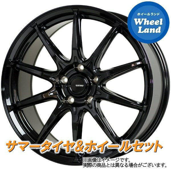 【25日(土)はお得な日!!】【タイヤ交換対象】ミツビシ アウトランダー CW5W HOT STUFF Gスピード G-05 メタリックブラック トーヨー オープンカントリー RT 225/60R17 17インチ サマータイヤ ホイール セット 4本1台分