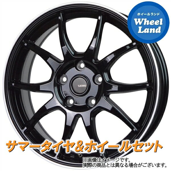 【15日(水)クーポンあり!!】【タイヤ交換対象】レクサス CT ZWA10 Ver.C HOT STUFF Gスピード P-06 メタリックBK/リムP ヨコハマ ブル..