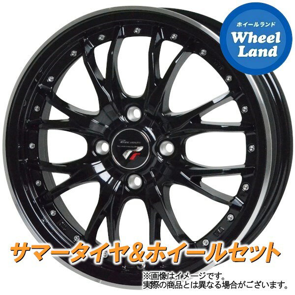 【20日(月)クーポンでお得!!】【タイヤ交換対象】ダイハツ ミラジーノ L650系 HOT STUFF プレシャス HM-3 メタリックBK/リムポリッシュ ダンロップ ディレッツァ Z3 165/50R16 16インチ サマータイヤ ホイール セット 4本1台分